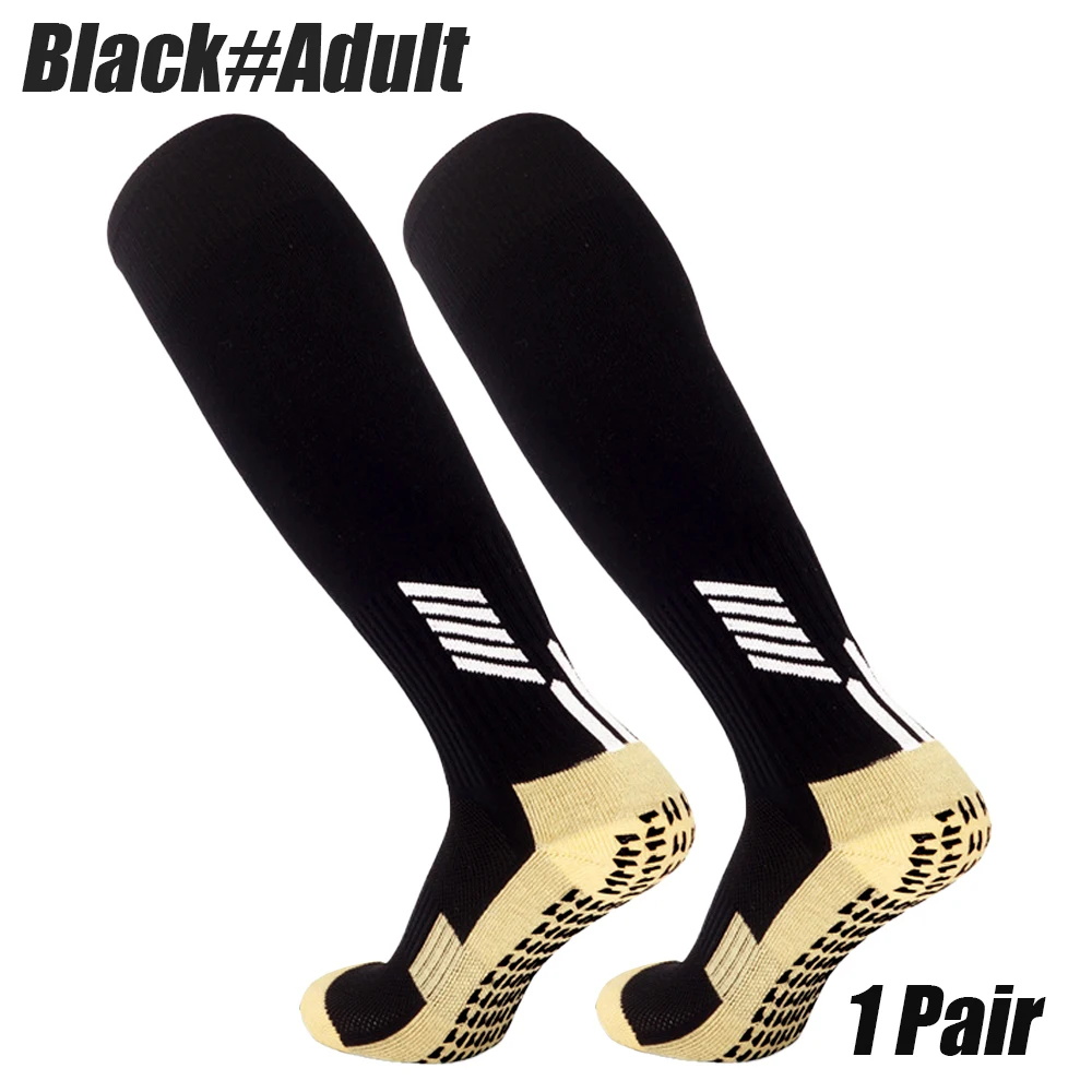 1 Pair Anti Slip soccer Socks,Grip Socks for Non Slip Soccer Knee