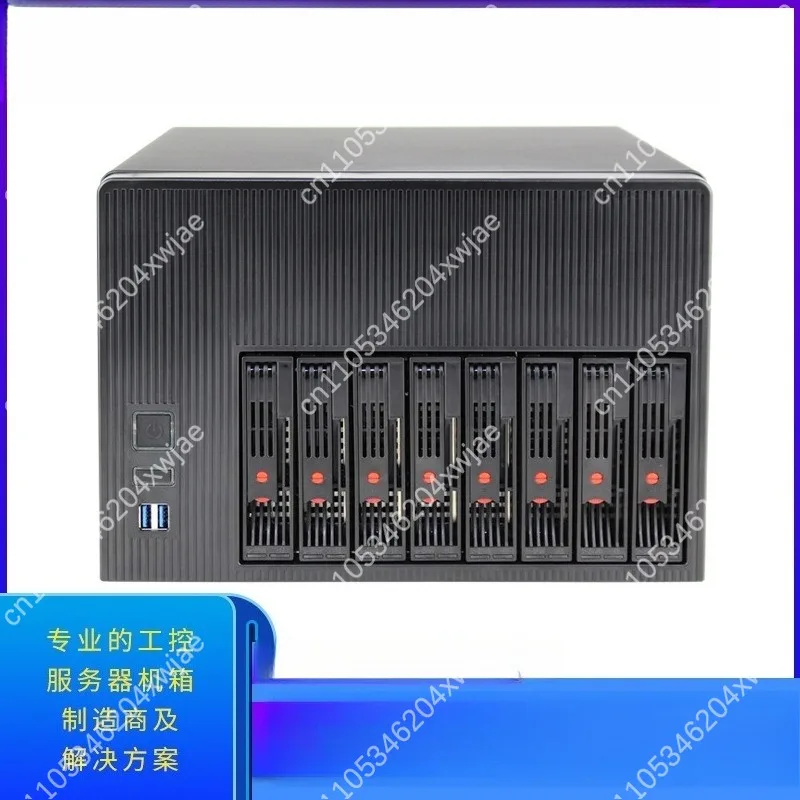 8-Bay NAS Server Case with Hot-Swap, USB 3.0 Ports, Micro ATX ...