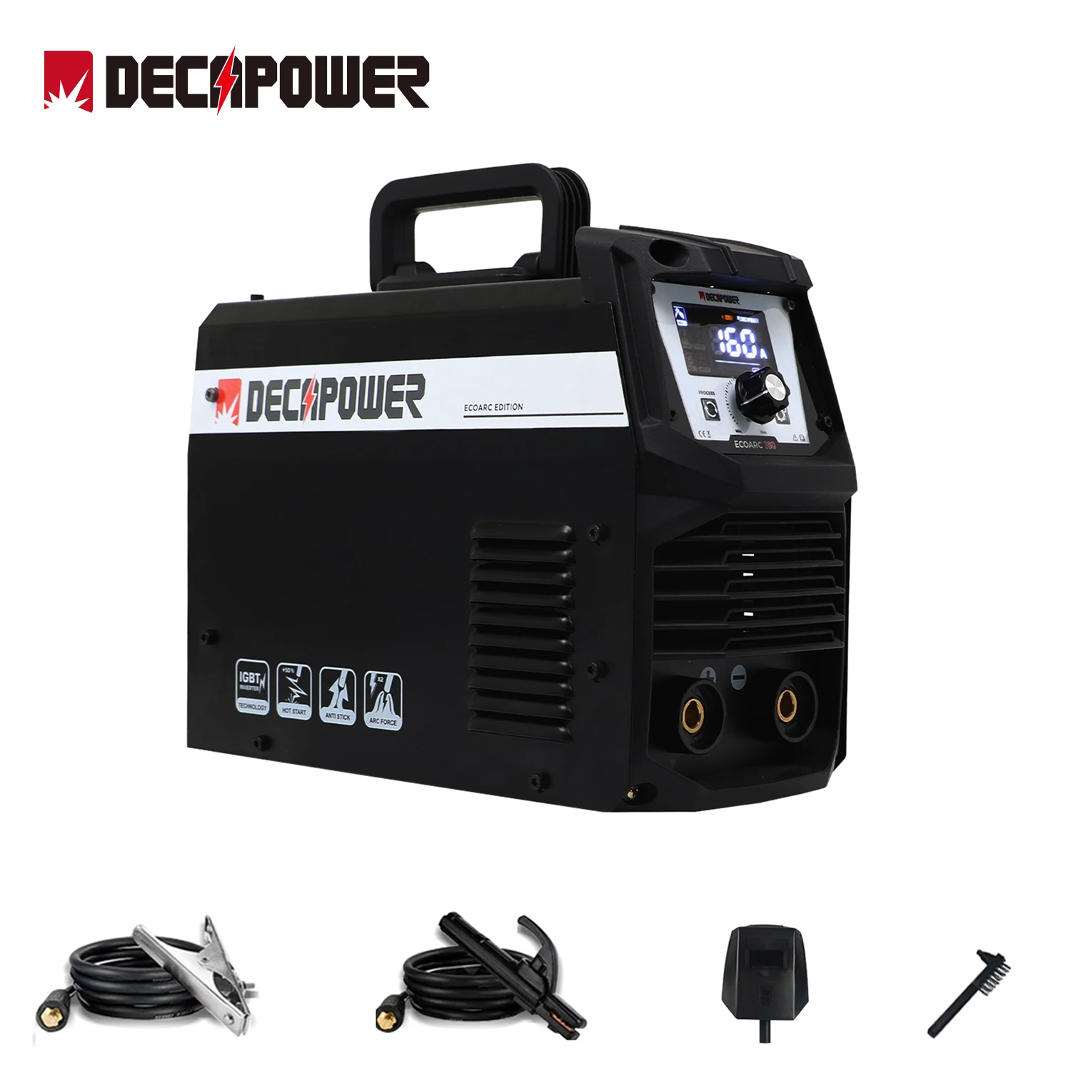 Decapower Ecoarc 160 A Mma Stick Welder Arc Inveter Saldatrice Elettrodo Rod Welding