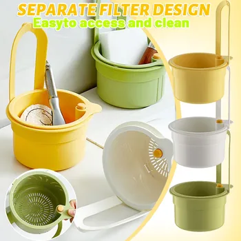 Self-Cleaning Kitchen Sink Strainer Basket 1