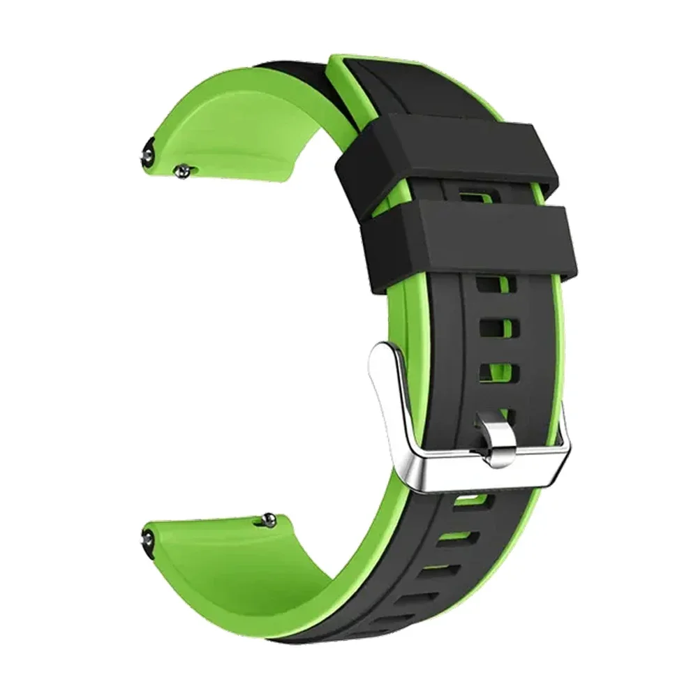 Soft Silicone Sport Watch Strap - 20/22mm, Multiple Colors, Universal Fit