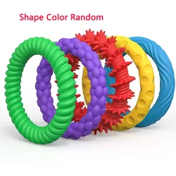 Textured Sensory Silicone Fidget Jewelry for Stress Relief and Calming (5PCS Bracelet Random)