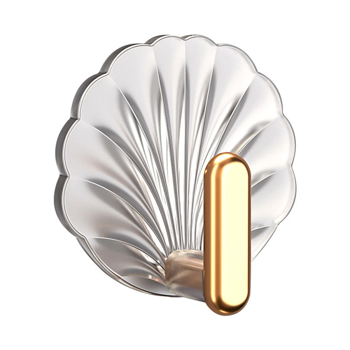 10Pcs Shell Shape Wall Hook Kitchen Bathroom Multifunction Punch Free Hooks Coat Hanger Home Decoration Paste Style Hooks New 5