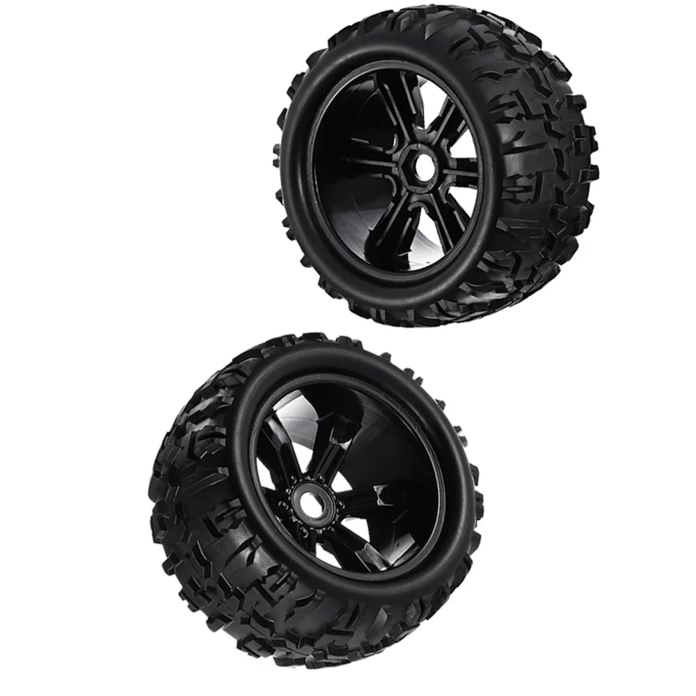 ZD 레이싱 8477 육각 RC 트럭 타이어 및 휠 세트, Traxxas Maxx Tmaxx E-Revo Revo 3.3, JLB Chee용 접착, 1/8 체중계, 17mm, 4 개