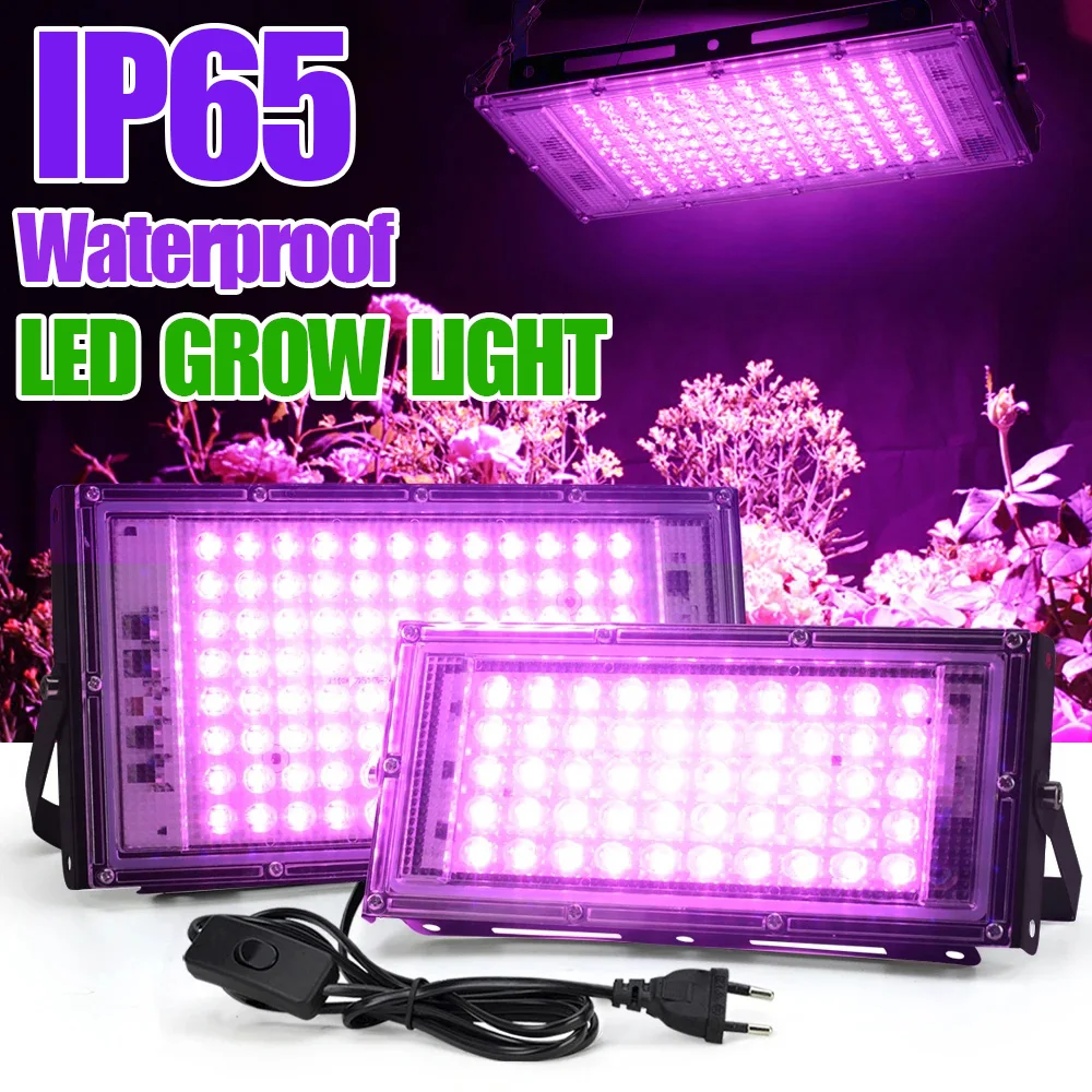 LedGrowLightPlantHydroponicLampLEDFullSpectrum220VLED
