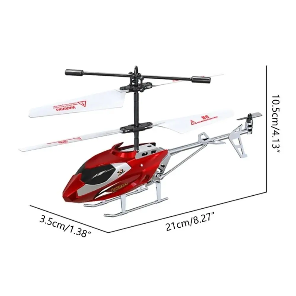 Metal Alloy RC Helicopters 3.5CH 2.5CH USB Charging Flying Helicopter Toy Red/ Blue/ Gold/ Silver Rechargeable Mini - 6