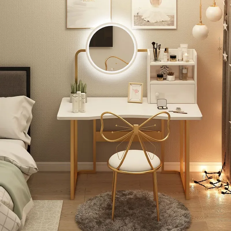 Nordic Modern Vanity Tables Storage Cabinet Luxury Makeup Vanity Tables Comodini Da Rucco Mobili Da Camera Da Letto Wz50Vt
