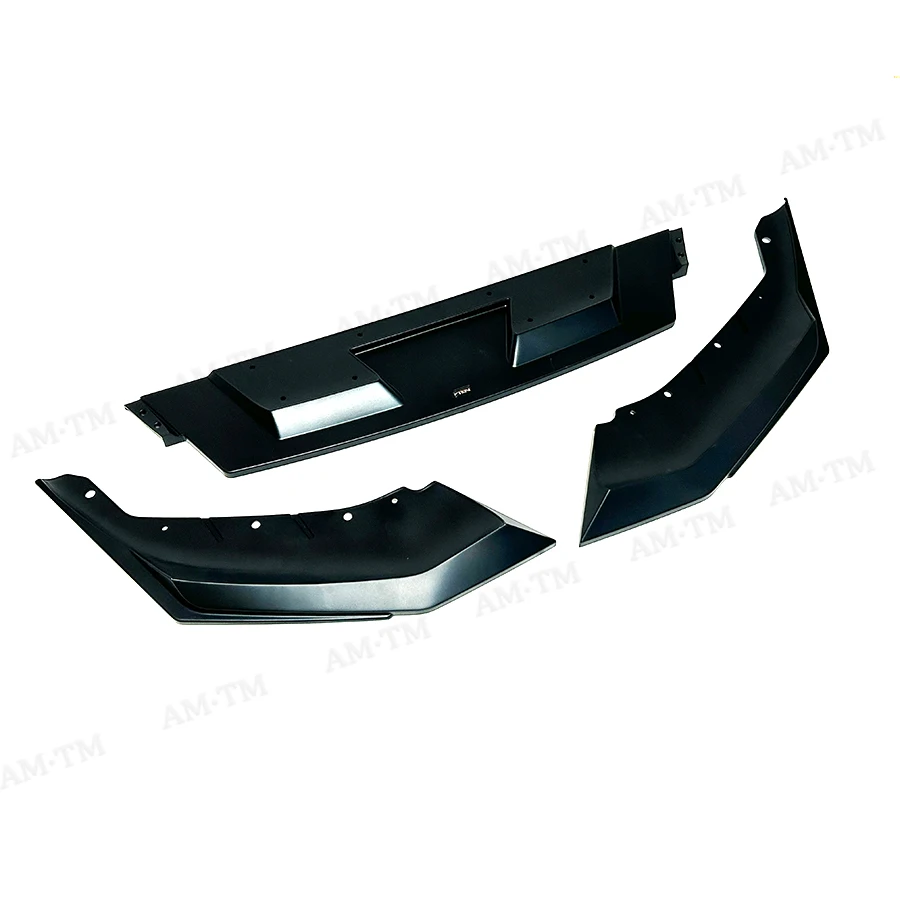 5 시리즈 G30 2018+용 브라이트 블랙 프론트 립 사이드 스커트 (LED 라이트 포함) 리어 범퍼 립 리어 디퓨저 사이드 스플리터 바디 키트