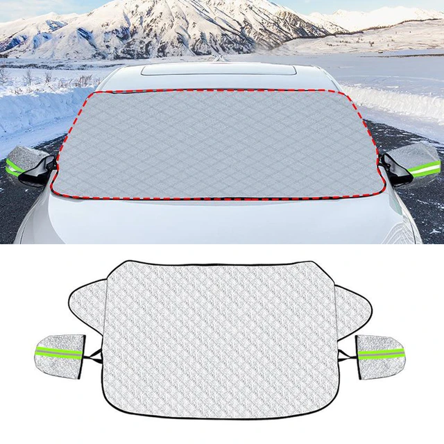 Car Windshield Snow Cover Winter Ice Frost Guard Sunshade Protector For Car  Front Window Windshield Snowproof Accessories - AliExpress