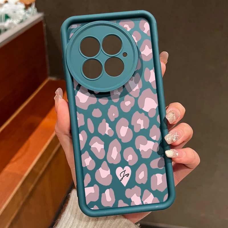 Leopard Print Shockproof Bumper TPU Silicone Soft Phone Case Cover