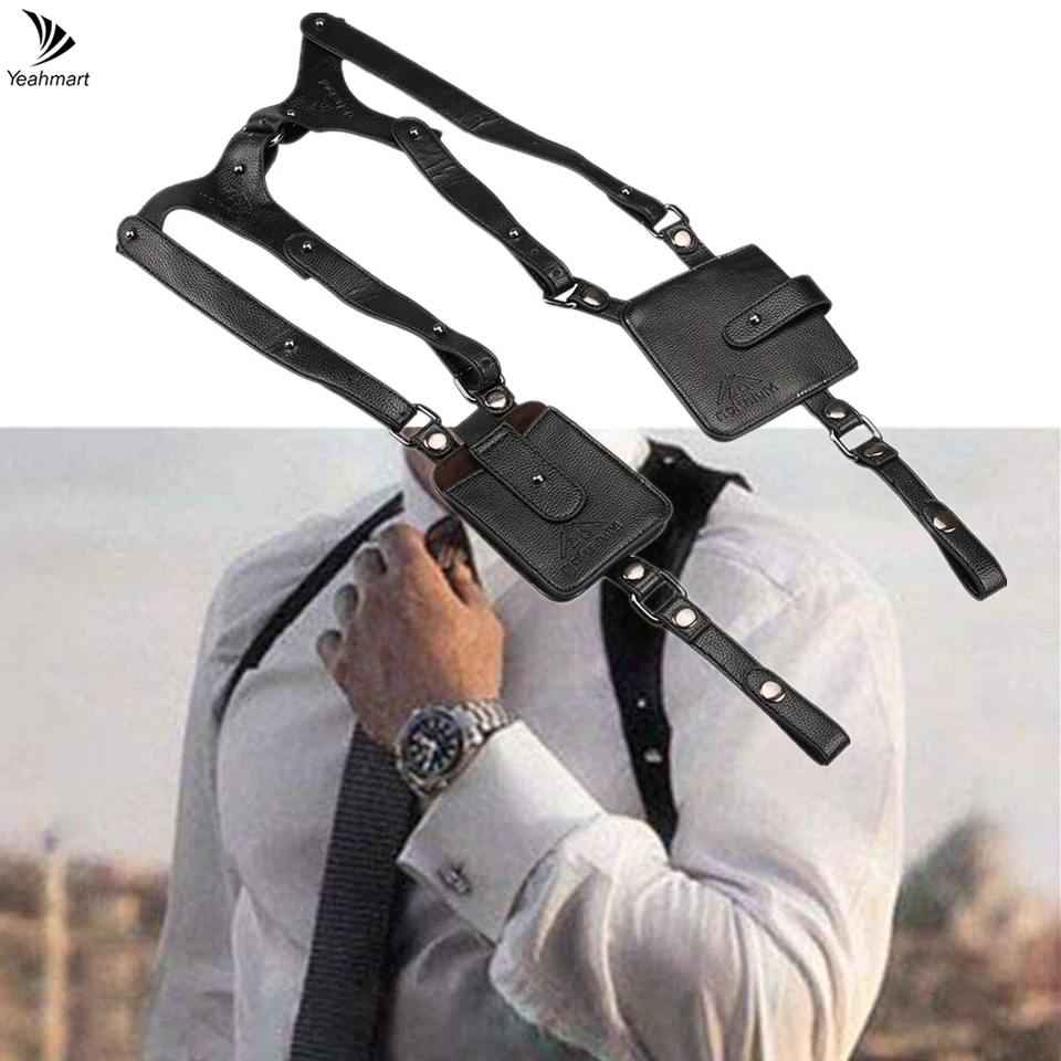 Holster D'épaule Portefeuille Sac Banane Anti-vol DONGKER