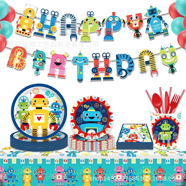 Toca Life World Theme Birthday Party Decorations Kid Gift Kids Boy Girl  Cake Topper Banner Balloons Decoration Party Supplies - AliExpress