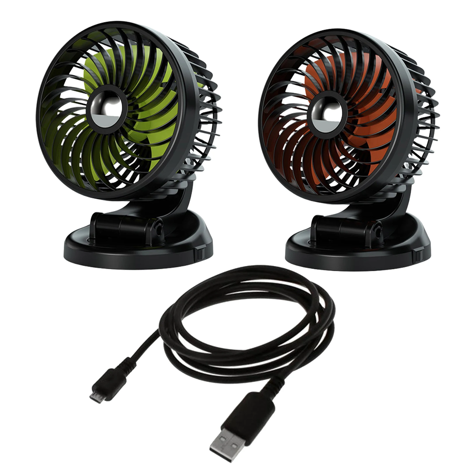 Portable Car Fan 12v/24v Car Ventilation Fans Onboard Air Cooling