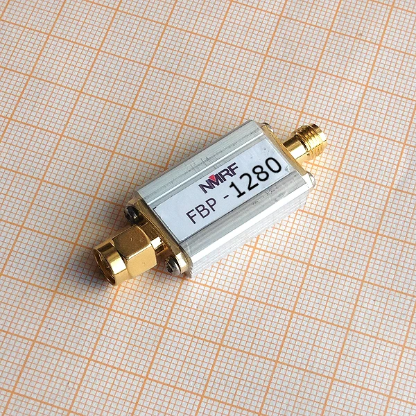 

1280 (1220～1340) MHz bandpass filter, ultra-small size, SMA interface Maximum carrying power: 10 W (40 dBm) FBP-1280
