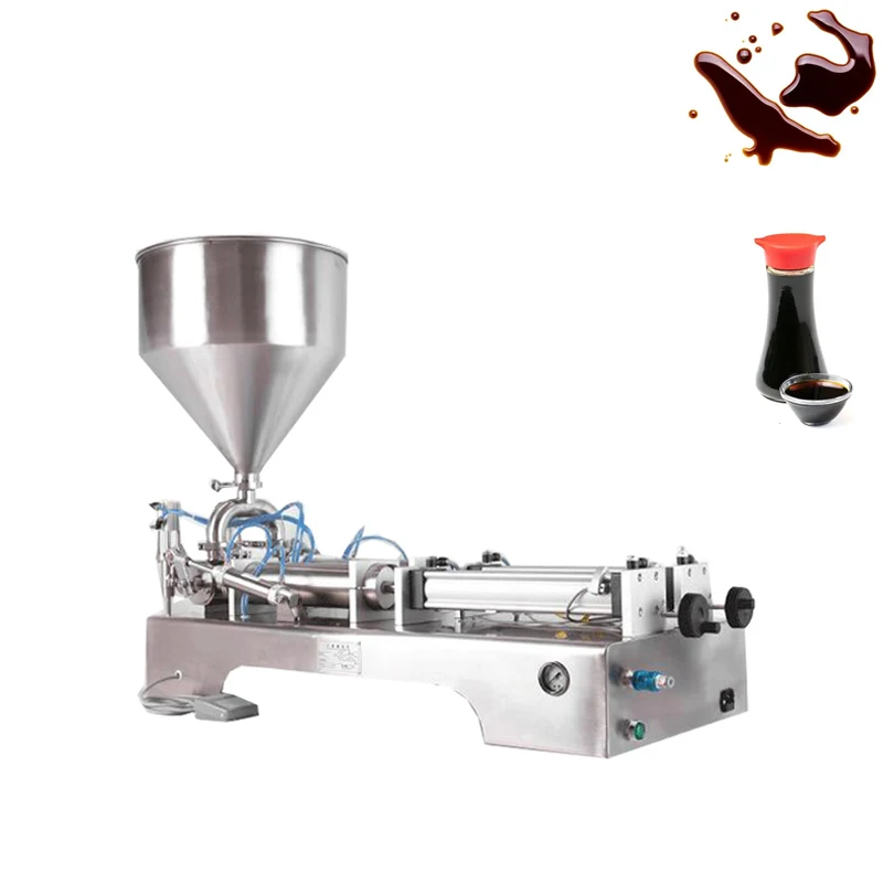 

High Precision Mini Packaging Machine Single Head Semi-Automatic Cone Cream Honey Filling Machine