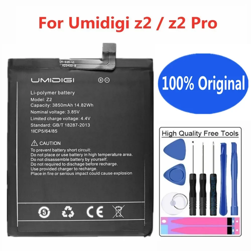 

New 3850mAh Original UMI Battery For Umidigi Z2 Pro / Z2 Mobile Phone Replacement Batteries In Stock + Tracking Number + Tools