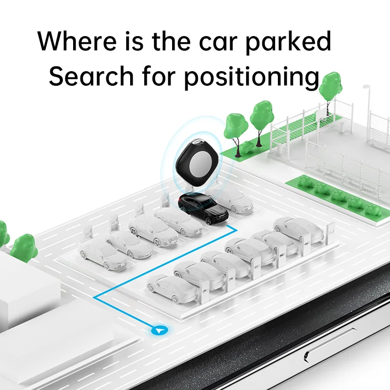 Smart Bluetooth GPS Tracker Apple Find My APP ITag Anti Lost Reminder Device MFI Rated Locator Car Key Pet Kids Finder