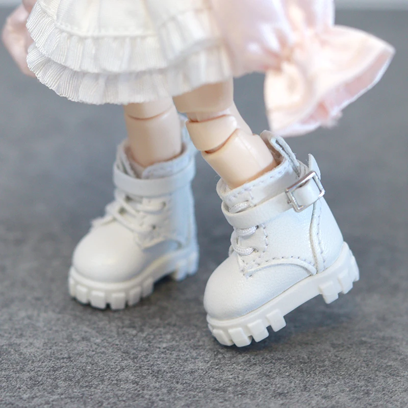 Ob11 Doll Leather Boots Outdoor Shoes Fashion Doll Casual Shoes Accessories For Penny, Ob11, Obitsu 11, Holala, Gcs, 1/12 Bjd 2