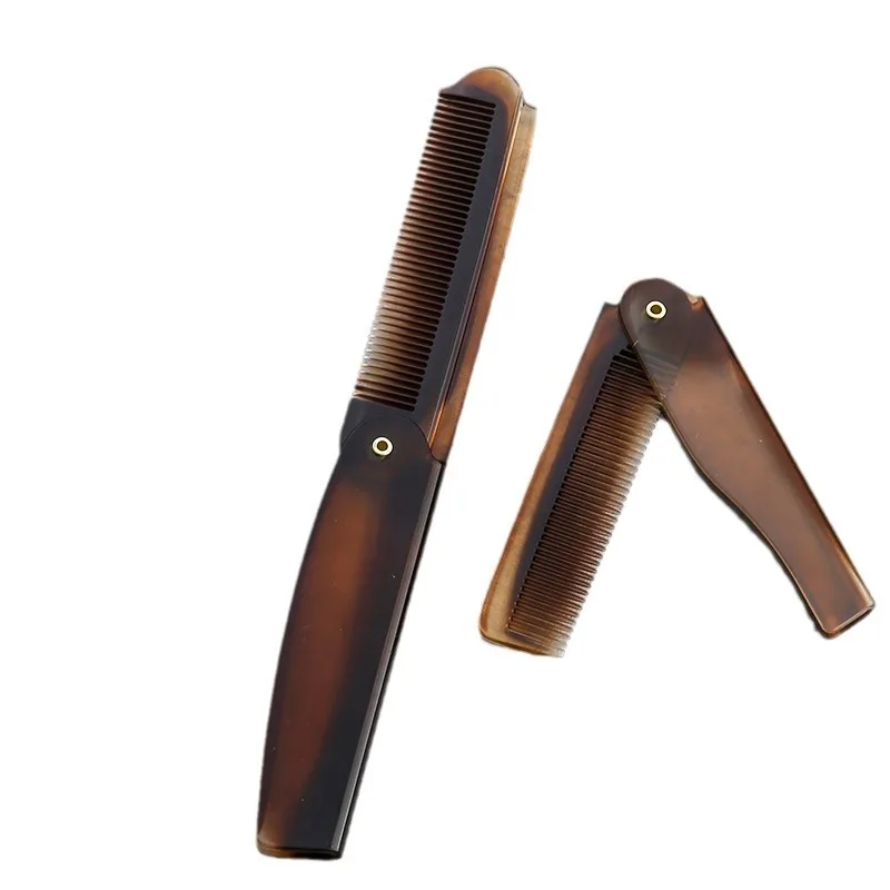 Folding Comb Professional Portable Hair Comb Hard Toothed Combs Styling Makeup Comb 6