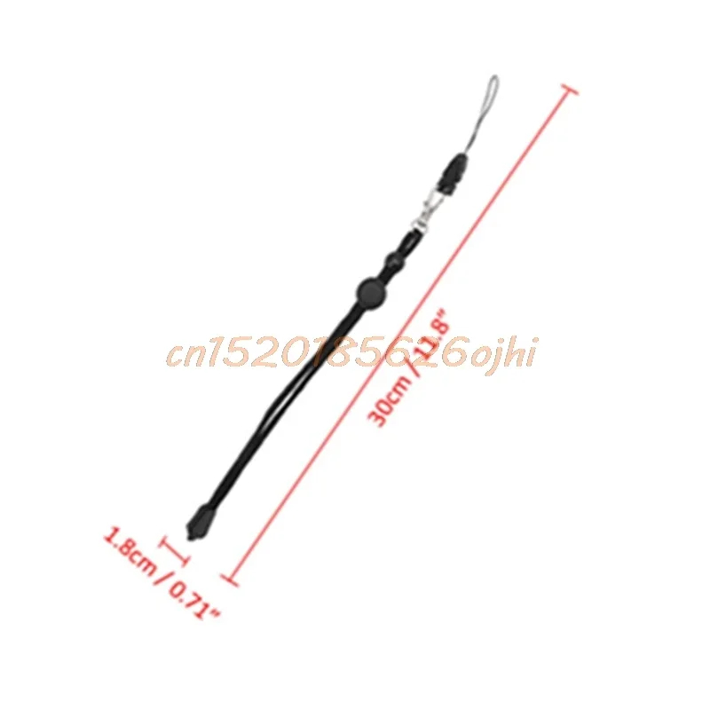 Flashlight Strap Lanyard Sling Torch Camera Anti-lost Outdoor Tool Black Paracord Accessories Phone Lanyard GXMF