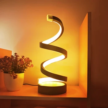 Modern Spiral Table Lamp 1