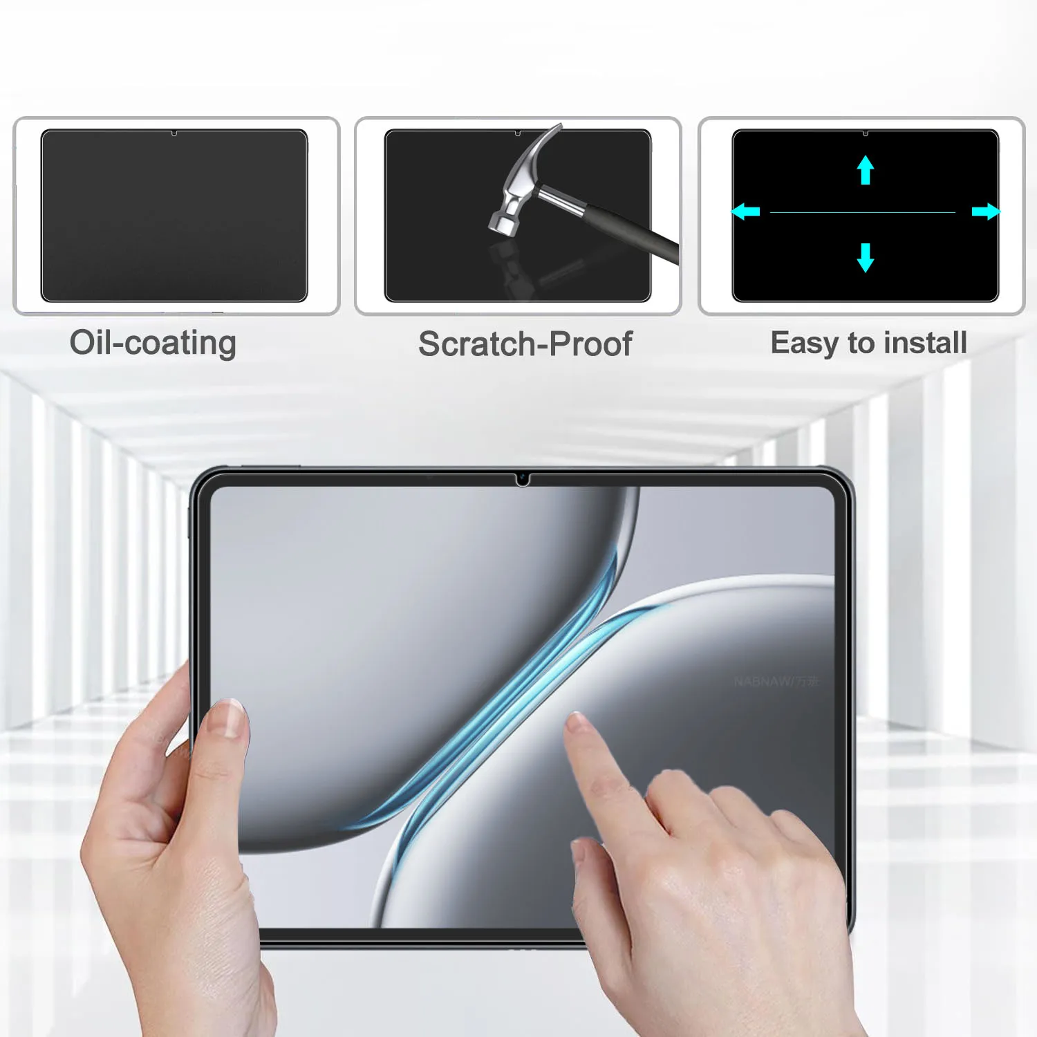 Ultra Clear Scratch-Proof Tempered Glass Screen Protector - 2 Pack