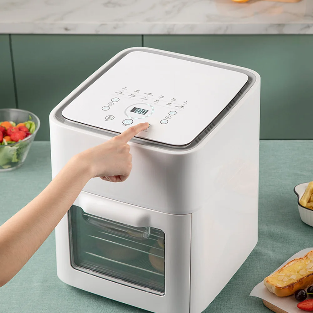 Air fryer household multifunctional fries machine large capacity 12L visual oven intelligent oil-free electric fryer