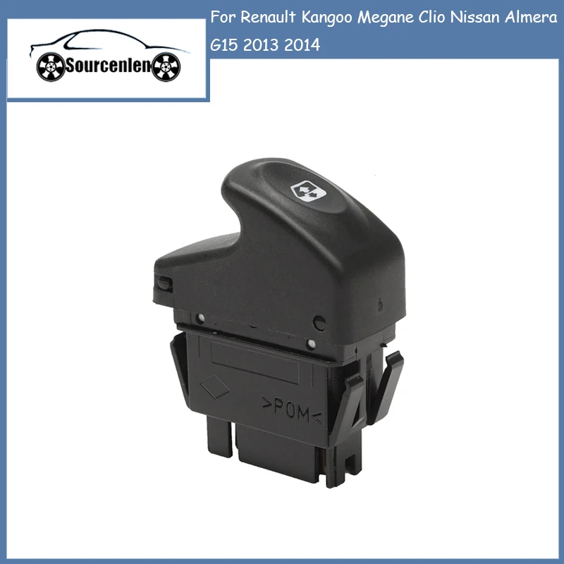 

Window Control Switch Button For Renault Kangoo Megane Clio Nissan Almera G15 2013 2014 7700838100 77008-38100