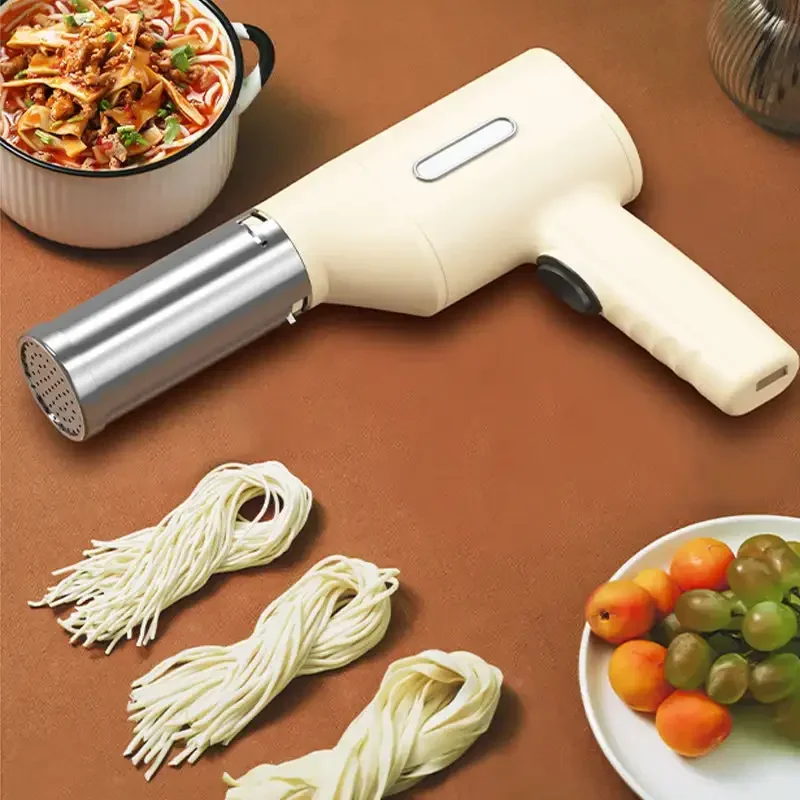 Acquista Macchina per fare la pasta elettrica piccola ricaricabile automatica per la produzione di noodle portatile Macchina per la produzione di noodle domestica in Italia a partire da 29