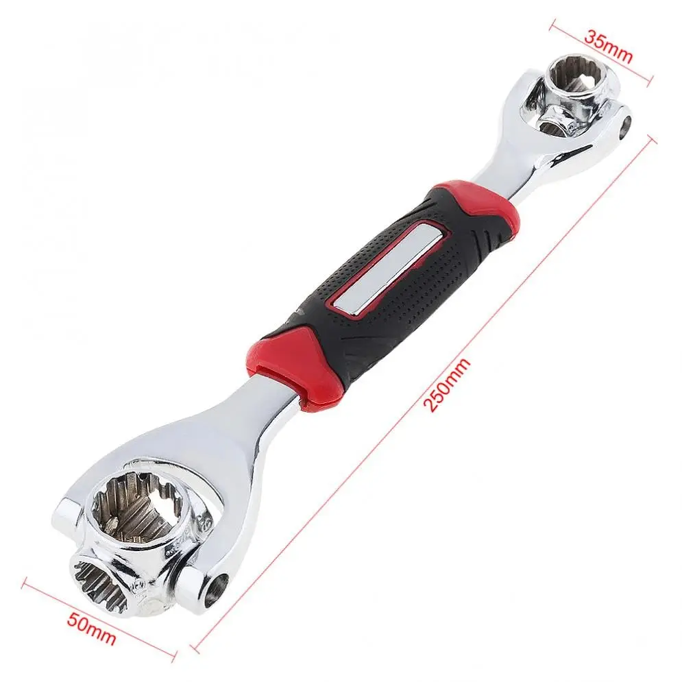New Multifunction Wrench 52 In 1 Socket Wrench Tool With 360 Degree Rotating Head, Spanner Tool For Home Bicycle Car Repair