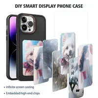 Refresh DIY Display Phone Case For Iphone 15/14/13 Series E Ink Screen Phone Protective Case Back Cover DIY Pattern Display I2T7