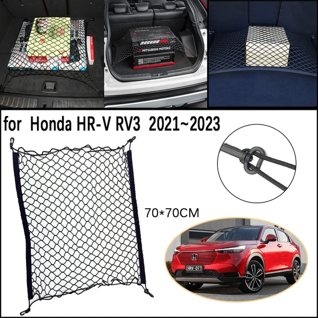 Für honda HR-V hrv hr v vezel hev 2021 2022 2023 auto kofferraum netzwerk  mesh gepäck feste haken elastische lagerung fracht netz organisieren -  AliExpress