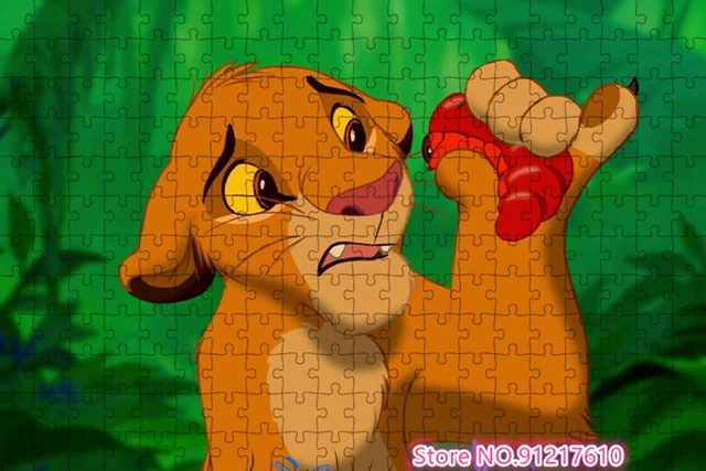 The Lion King Jigsaw for Adults Decompress Toys Puzzles 300/500/1000 Pieces  Simba Disney Character Puzzle Kid Education Gift - AliExpress