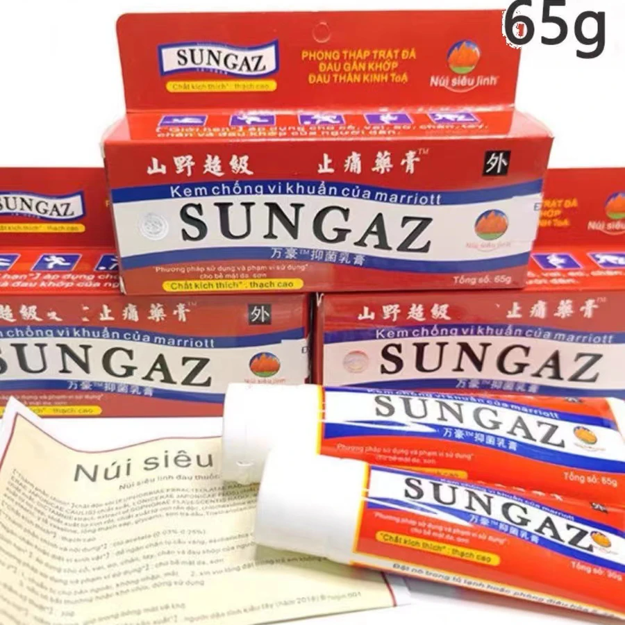 65g/pcs Vietnam Sungaz Sprain For Shoulder Neck Head Abdomen Waist Hand And Foot Pain Relax The Whole Body body pain relief