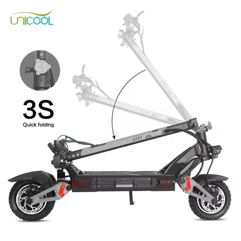 G3 PRO 2400w Dual Motor Adult Electric Scooter 52v 23.3ah Max Speed 65 70km/h 11 inch Off-road Tyres Foldable ecooter