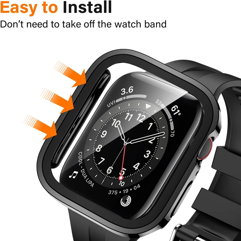 Waterproof Glass+PC Cover Screen Protector