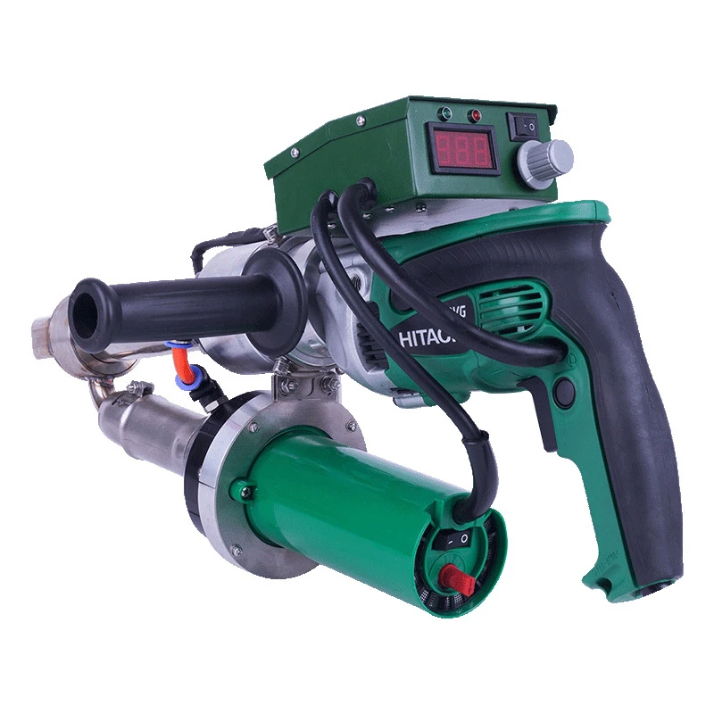 Automatic extrusion plastic welding gun waterproof geomembrane repair pp board pe electric hot melt extrusion welding machine 4
