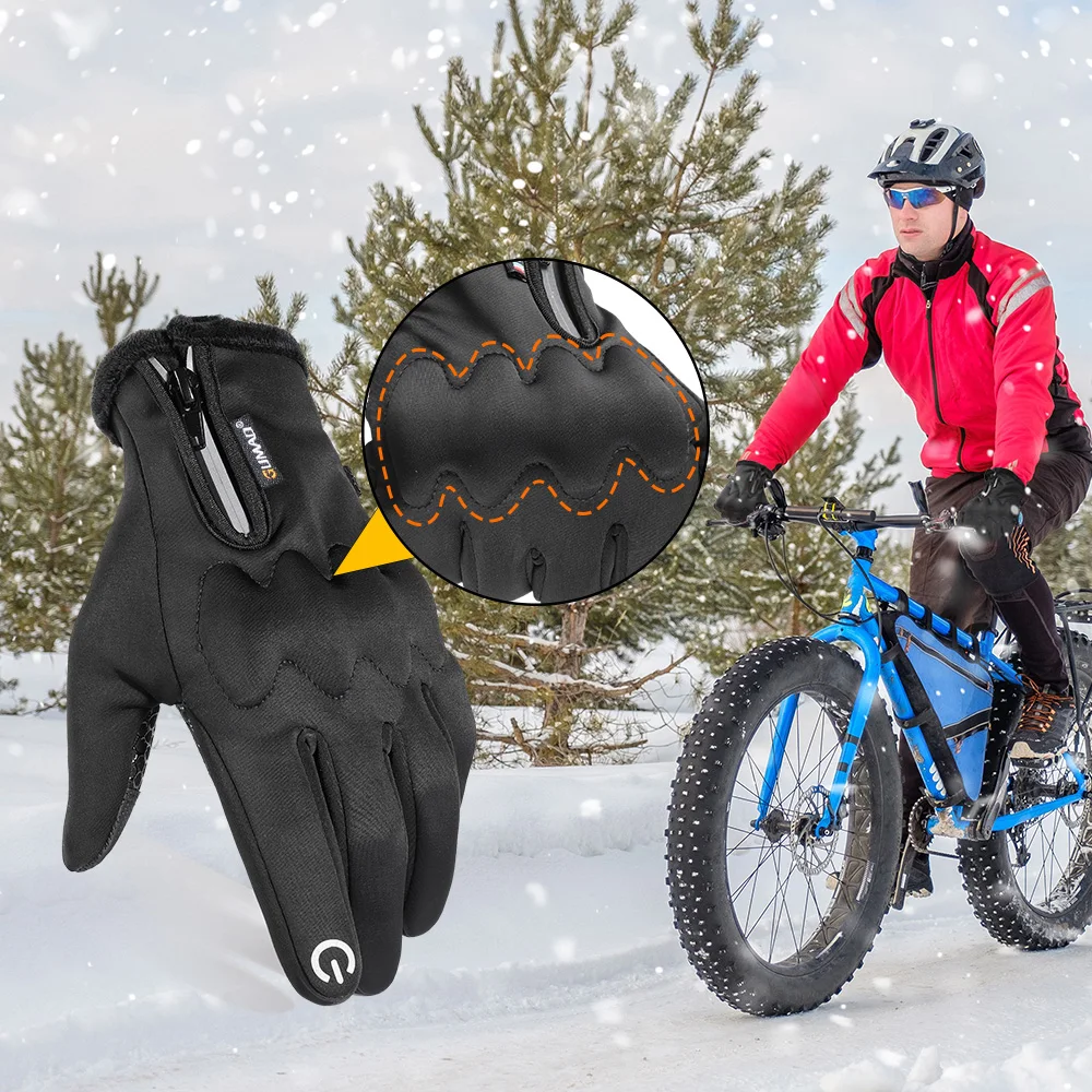 Touchscreen Motorcycle Full Finger Gloves Winter Warm Moto Motocross Motorbike Biker Enduro Waterproof Protective Gear Men Women motorcycle gloves sports gloves winter gloves