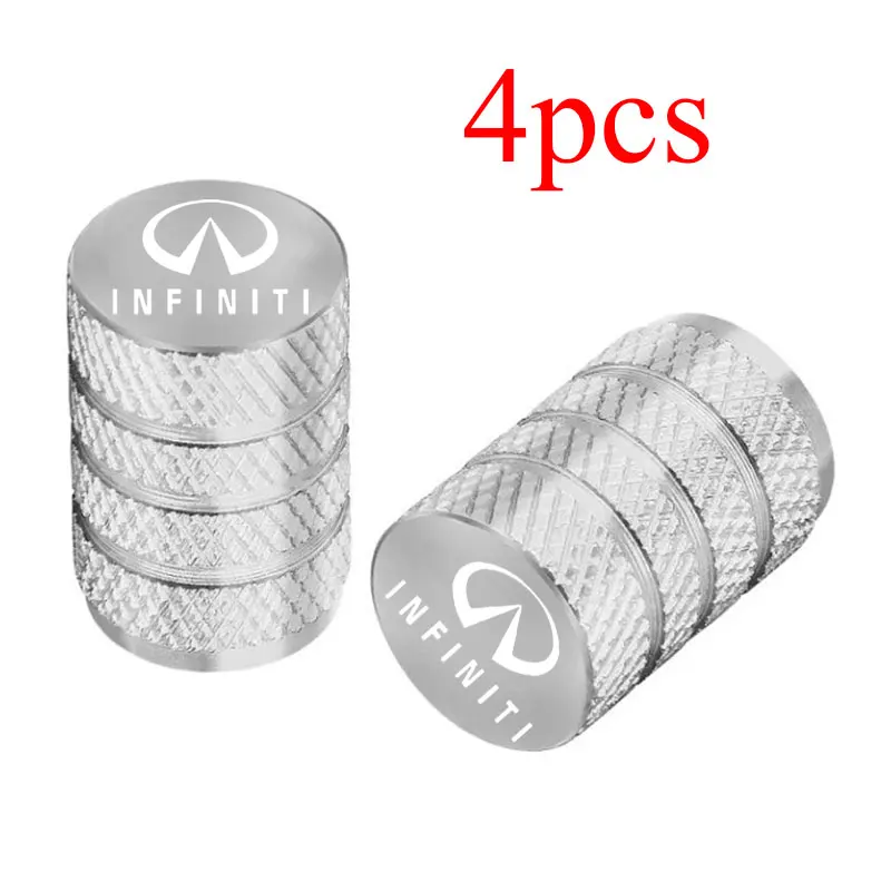Premium Car Wheel Tire Air Valve Caps - Set of 4 Luxury Airdust Covers