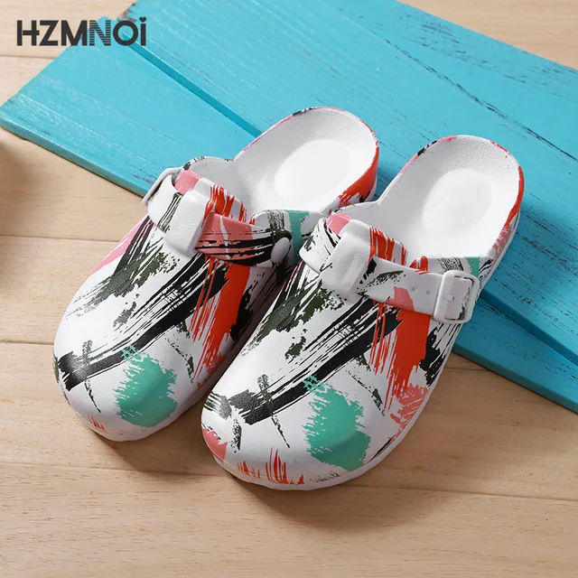 여성용 캐주얼 슬리퍼, 의료 의사 간호사 수술 신발, 편안한 착용감, 다양한 용도, HZMNOI, Terry, 아세테이트