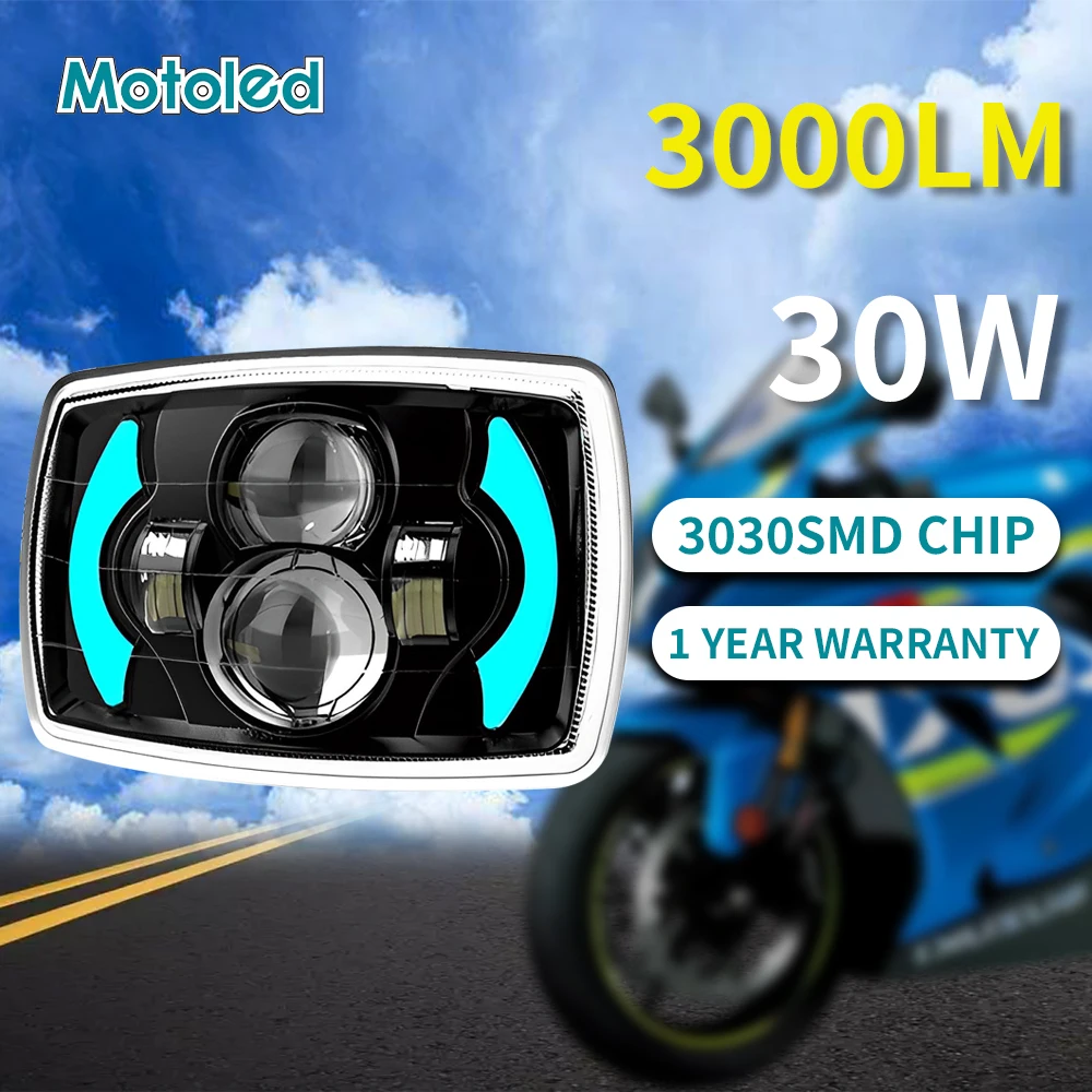 

Motoled DC12V Projector Lens Motorcycle LED Lamp Bulbs Headlight Moto Light Headlamp for Yamaha Fazer 250 Mt07 Mt03 CD70 70cc