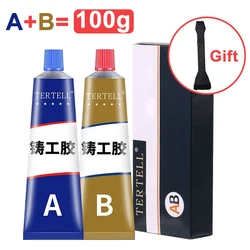 Ultra - Durable Metal Repair Paste - High - Strength Adhesive & Heat Resistant Industrial Bonding Agent (100g AB glue)