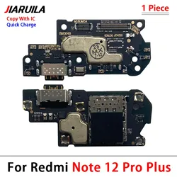 Enhanced USB Charging Port Dock Charger Connector Board with Microphone Flex Cable (Note 12 Pro Plus 5G)