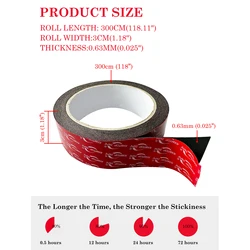 Ultra - Durable Double - Sided Mounting Tape for Versatile Indoor and Outdoor Use (VS421)