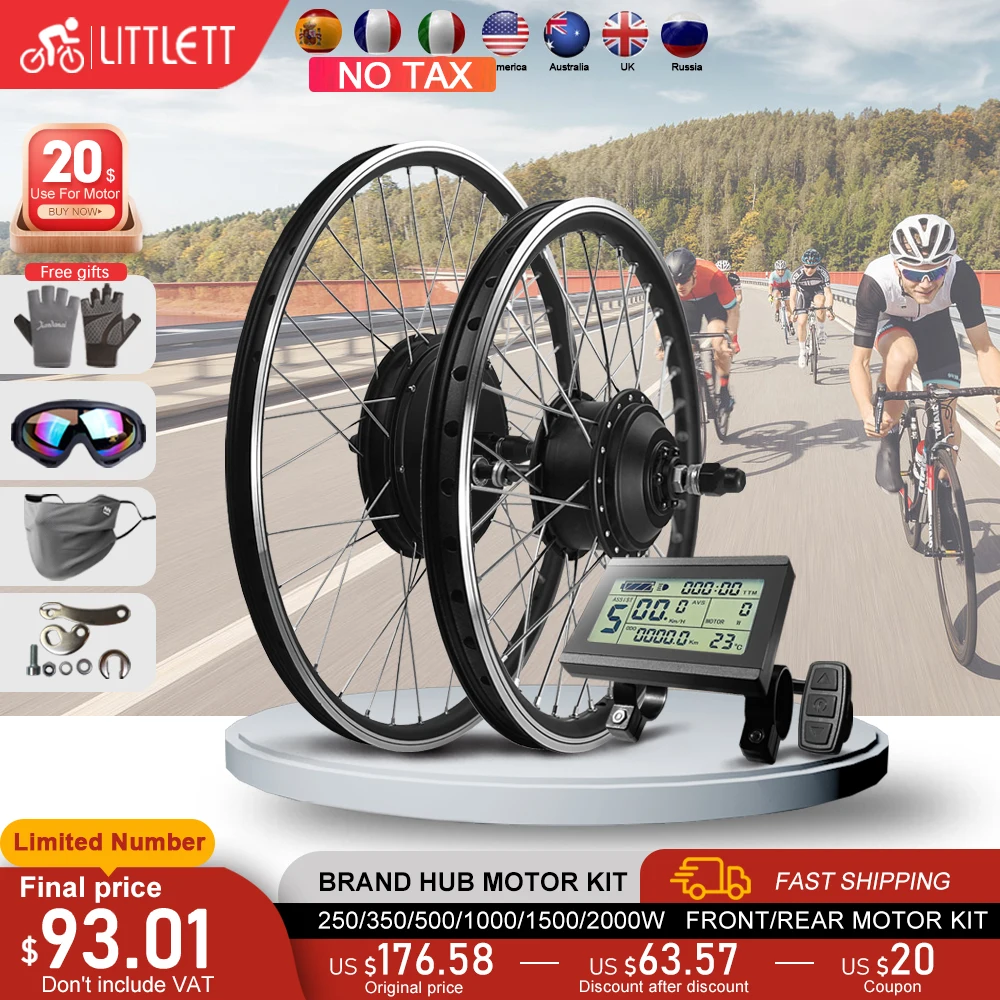 Kit Moteur Vélo électrique 72V 3000W Sans Balais - Moteur MY1020 Pour Kart/mini Vélo