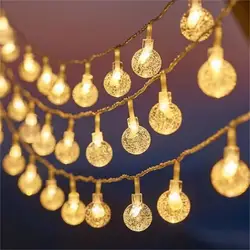 Enchanting Snowflake Star Ball LED String Lights - Waterproof Fairy Lights - 3M (Style-A)
