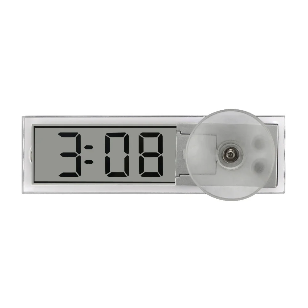 Car Truck LCD Digital Temperature Sensor Indoor Outdoor Home Sucker Clock / Thermometer