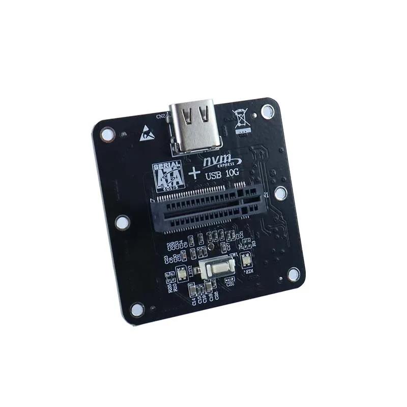 UTHAI U080 RTL9210B 듀얼 프로토콜 M.2 NVMe/NGFF 하드 디스크 박스 어댑터 타입-C USB3.1 10Gbps 어댑터 카드