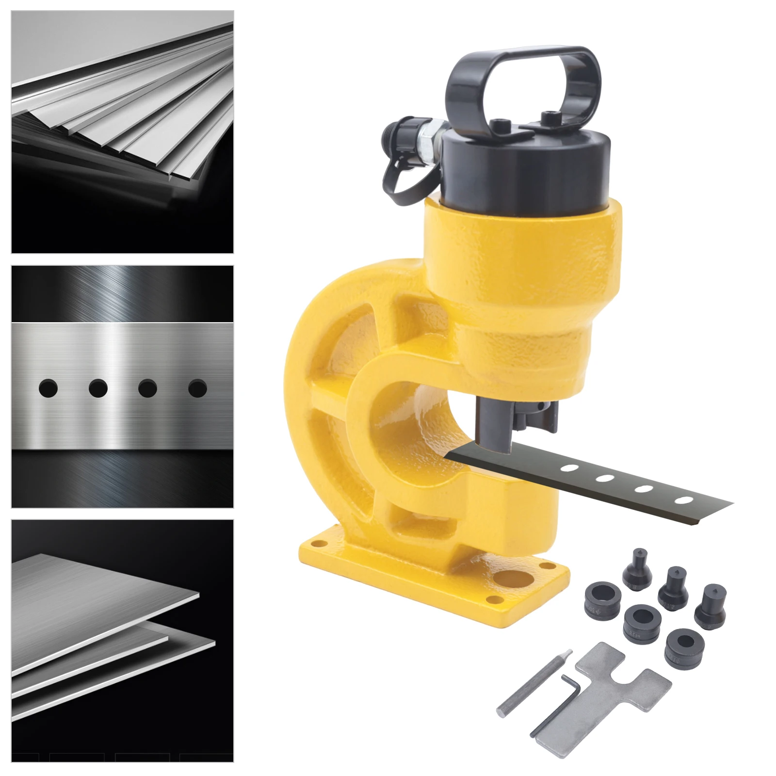 CH-60 Hydraulikstanzer, Blechstanzer-Set, Loch 31T, hydraulischer Stanzer, CH-60 Werkzeug-Handknacker-Einheit, zum Stempeln von Metallblechen – Detail 1