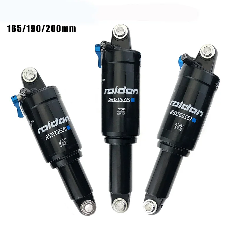 

Задний амортизатор для велосипеда 165/190/200 мм, воздушный клапан, конструкция с отскоком, амортизатор на пружине для горного велосипеда